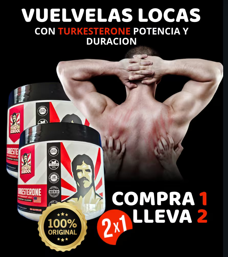 Turkesterone con Tongkat Ali Oferta 2x1